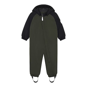 Schneeoverall mit abnehmbarer Kapuze Colorblock