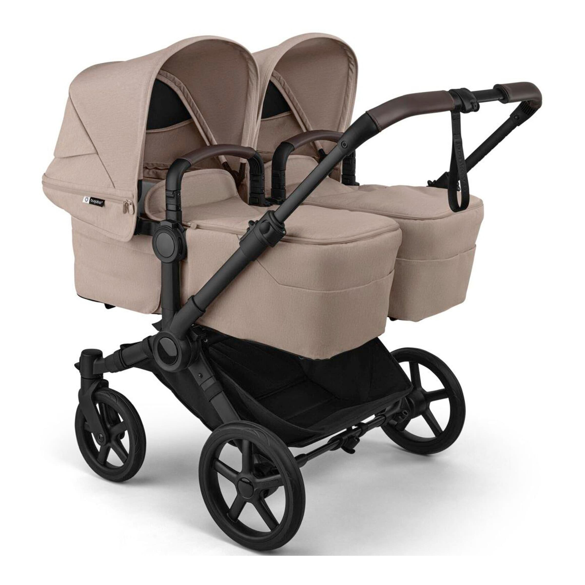 Bugaboo Donkey 6 Zwillings- und Kinderwagen Geschwisterwagen Twin natur