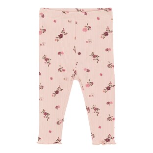 Leggings Blumen Rippqualität