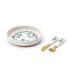 Teller und Besteck, 3 Teile - Garden Leo Toile