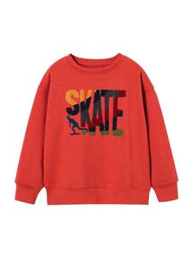 Sweatshirt mit Bouclé-Motiv Jungen