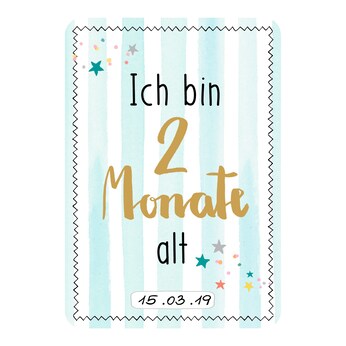 Fotokarten-Box Babys erstes Jahr - Deine Meilensteine
