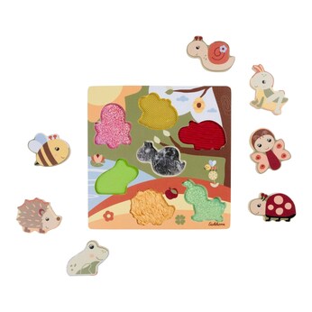 Fühlpuzzle mit Stoff