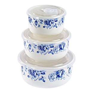 Plats en porcelaine, 6 pièces