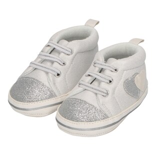 Babyschuhe Glitzer Herz