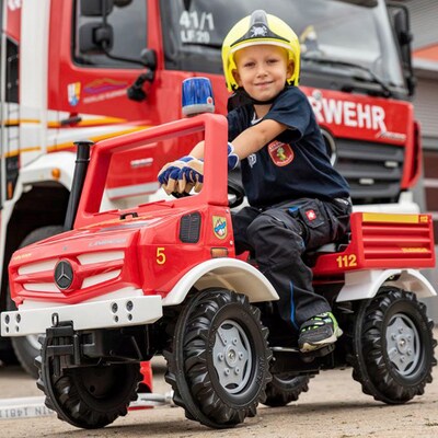Tretfahrzeug rollyUnimog Feuerwehr