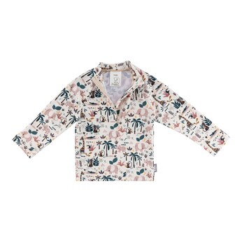 Badeshirt langarm mit UV-Schutz Safari