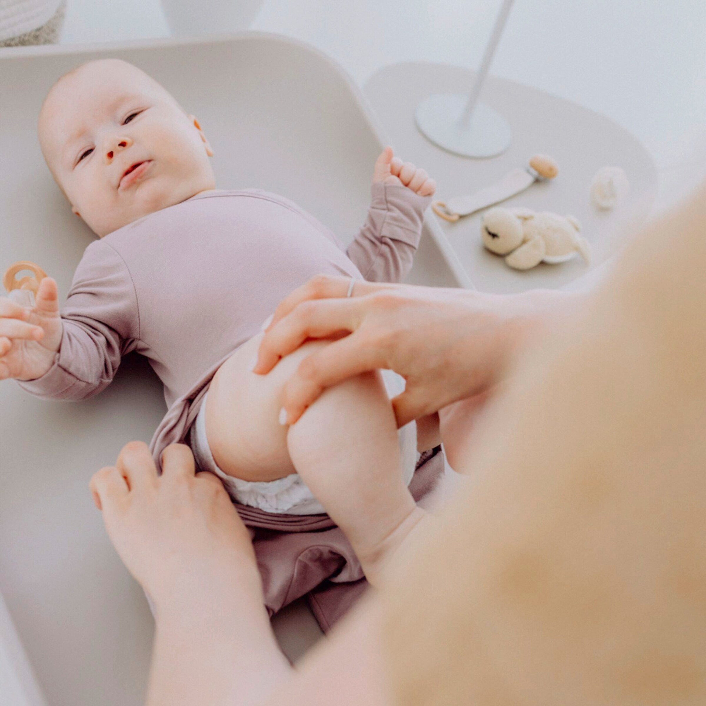 Thumbnail - Emma & Noah Easy-on Strampler langarm mit Umschlagbündchen