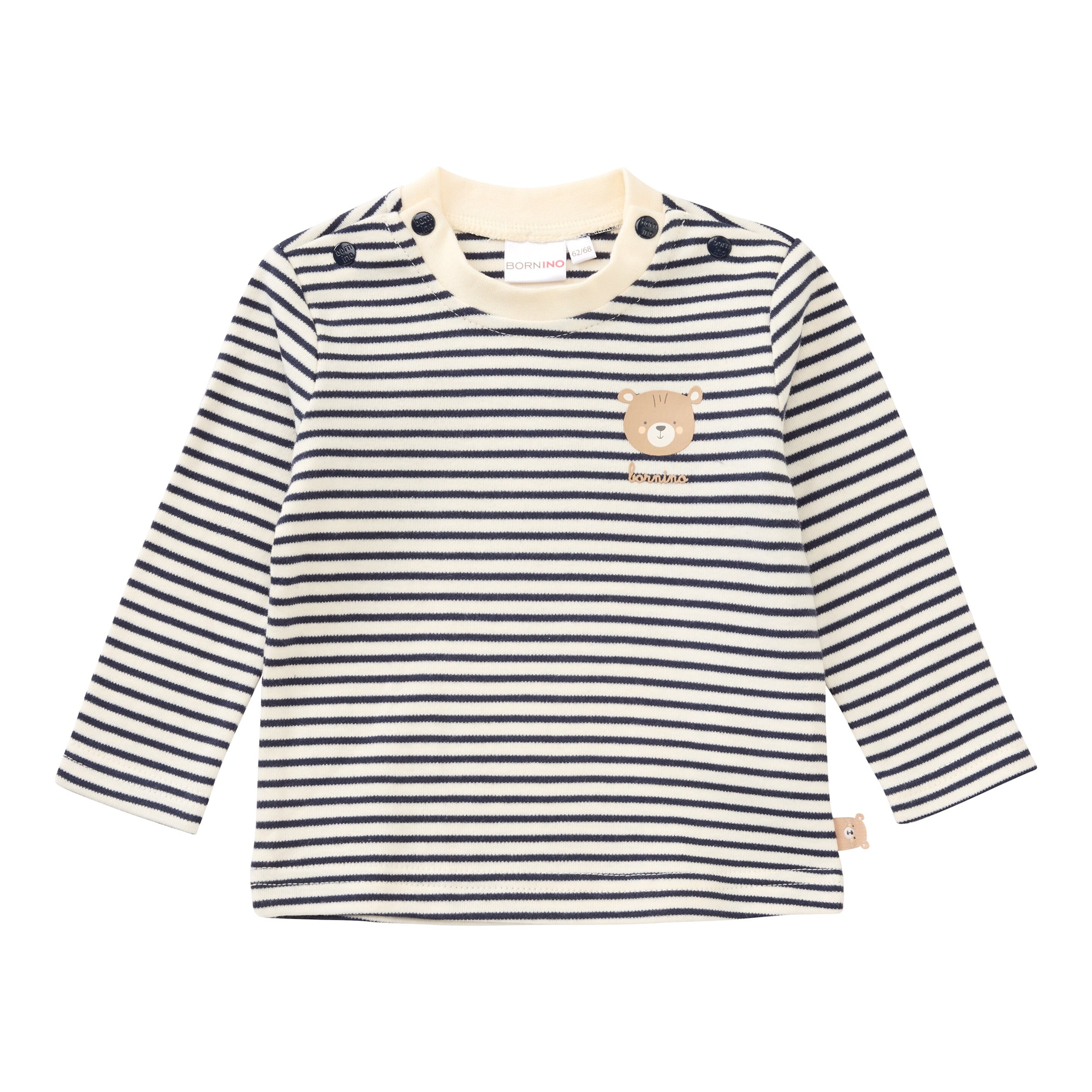 Bornino Lieblinge 2er-Pack Shirts langarm Ringel
