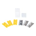 Lames de rechange «3+3» pour grattoir sécurisé, 6 pièces