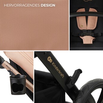 Kombikinderwagen MOOV 2 Trio-Set inkl. Babyschale MINK PRO