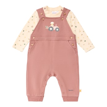 2-tlg. Set Latzhose mit Shirt