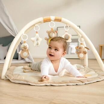 Spielbogen mit 3-D-Activity-Decke Teddy Rainbow