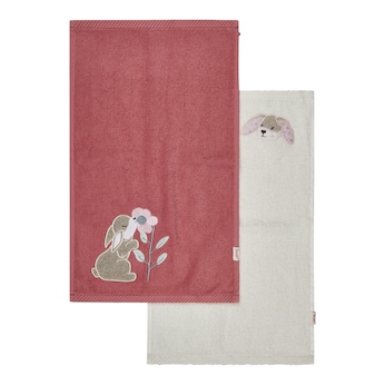 2er-Pack Kinderhandtücher 50x30 cm