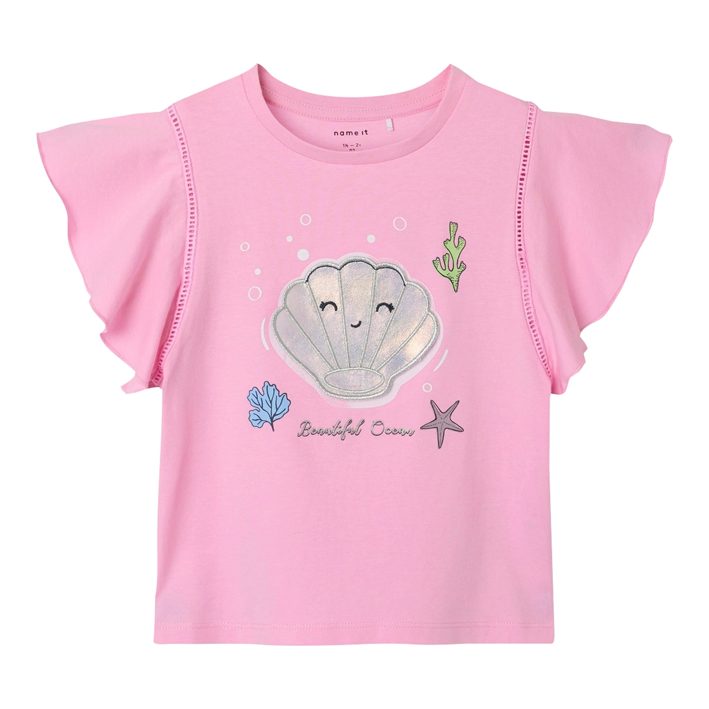 Name It T-Shirt Flügelarm Klapp-Muschel