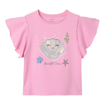 T-Shirt Flügelarm Klapp-Muschel