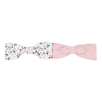2er-Pack Haarbänder Blumen Ringel