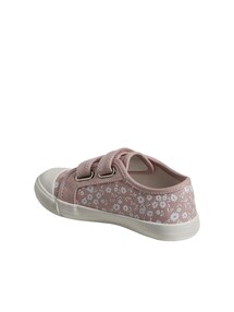 Mädchen Stoff-Sneakers mit Klett und Anziehtrick