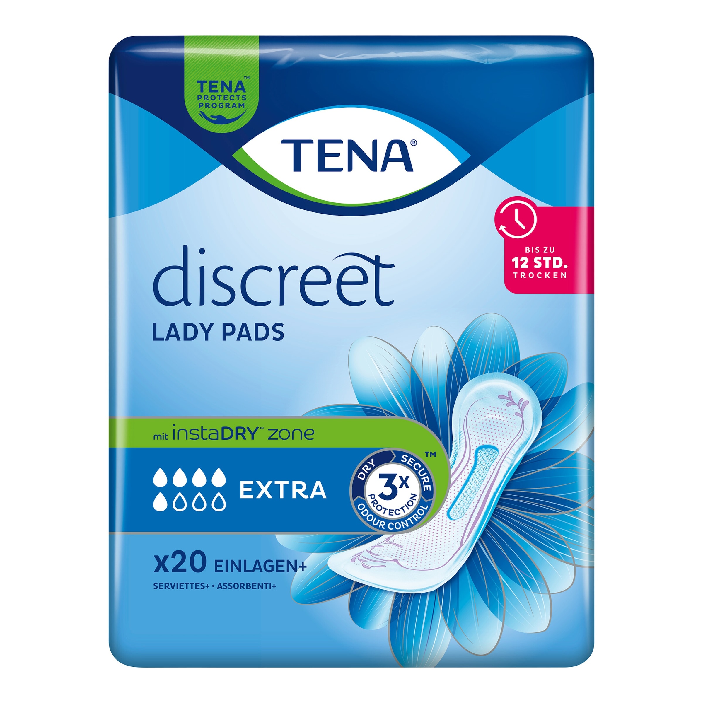 Einlagen Lady Pads discreet weiss