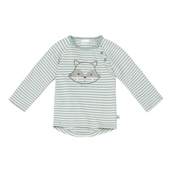 Raglanshirt langarm Ringel Waschbär