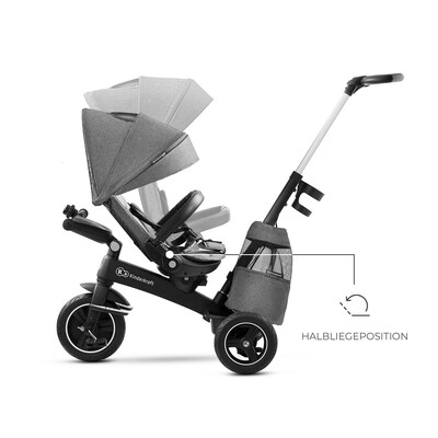 Kinderkraft Dreirad EASYTWIST platinum grey