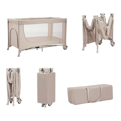 Kinderkraft Reisebett JOY 2 2in1 beige