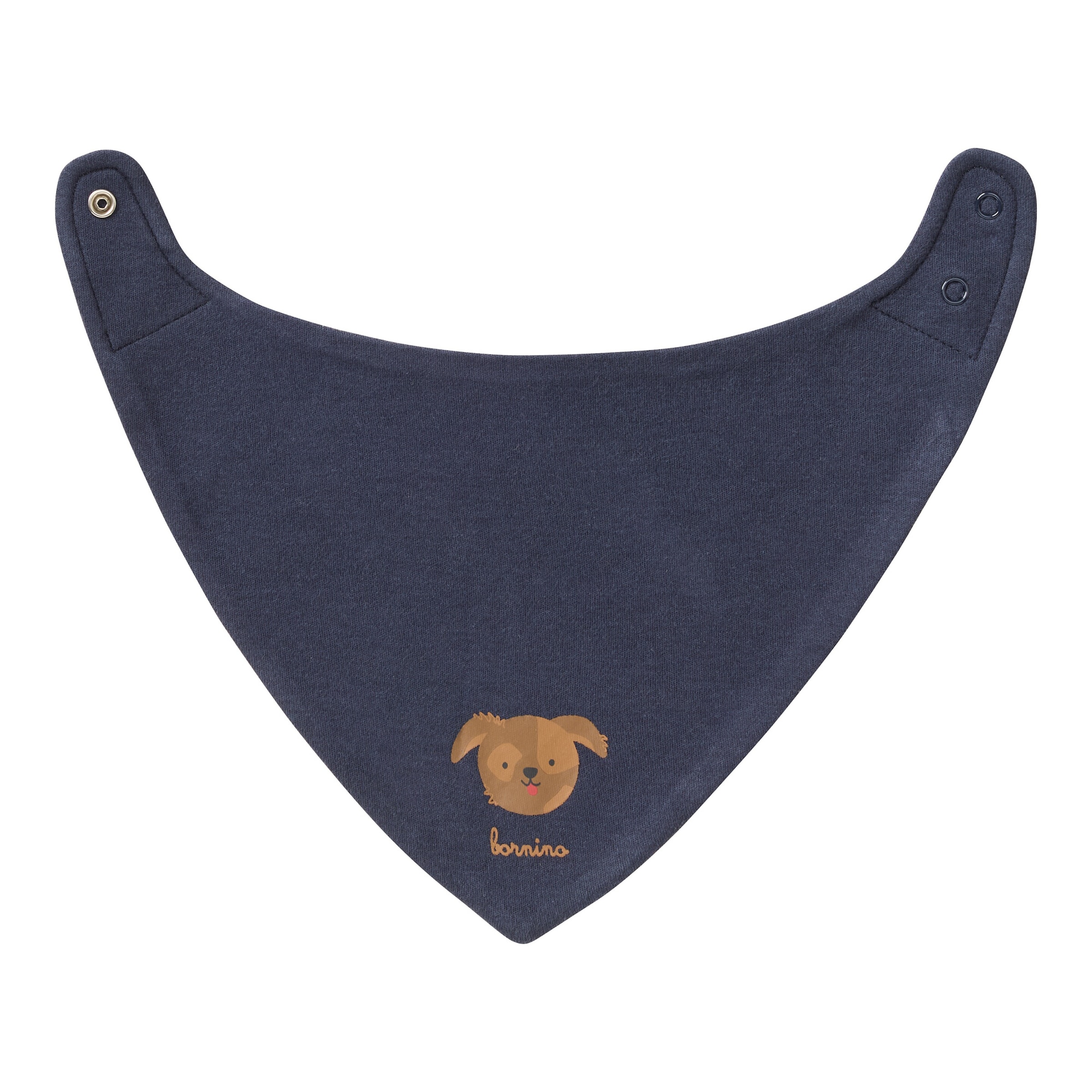 Bornino Cuddly Friends 3er-Pack Wende-Dreieckstuch Ringel Hunde