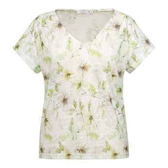 T-shirt d’été «Aspect lin»