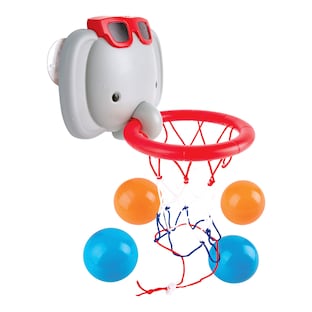 Jouet de bain panier de basket éléphant