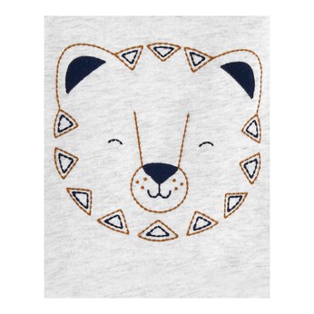 3-tlg. Set Body kurzarm, Sweatshirt und Jogginghose Tiger
