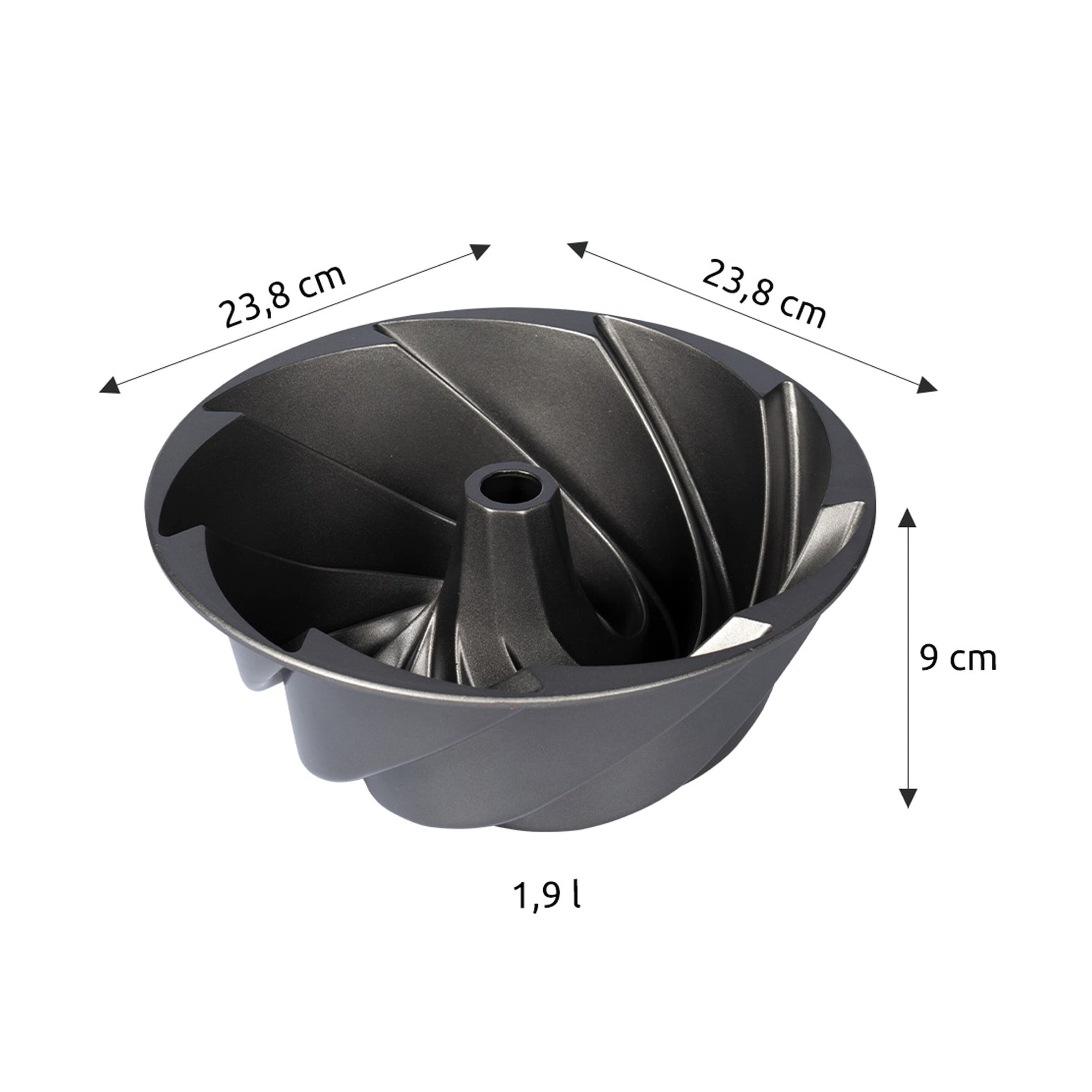 Aluguss-Backform "Gugelhupf"