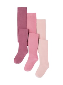 3er-Pack Mädchen Strumpfhosen BASIC
