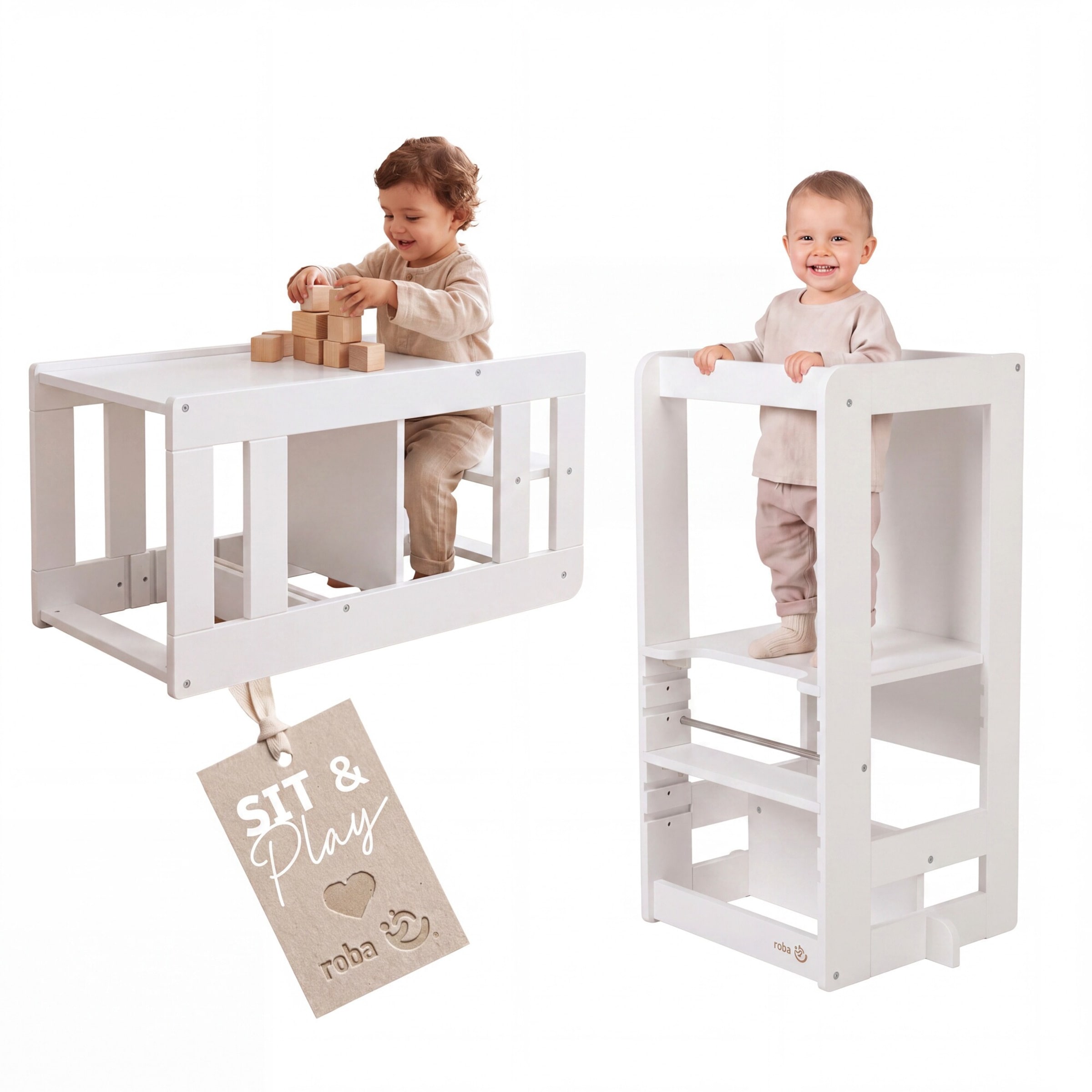 Roba Lernturm 2 in 1 Step & Play