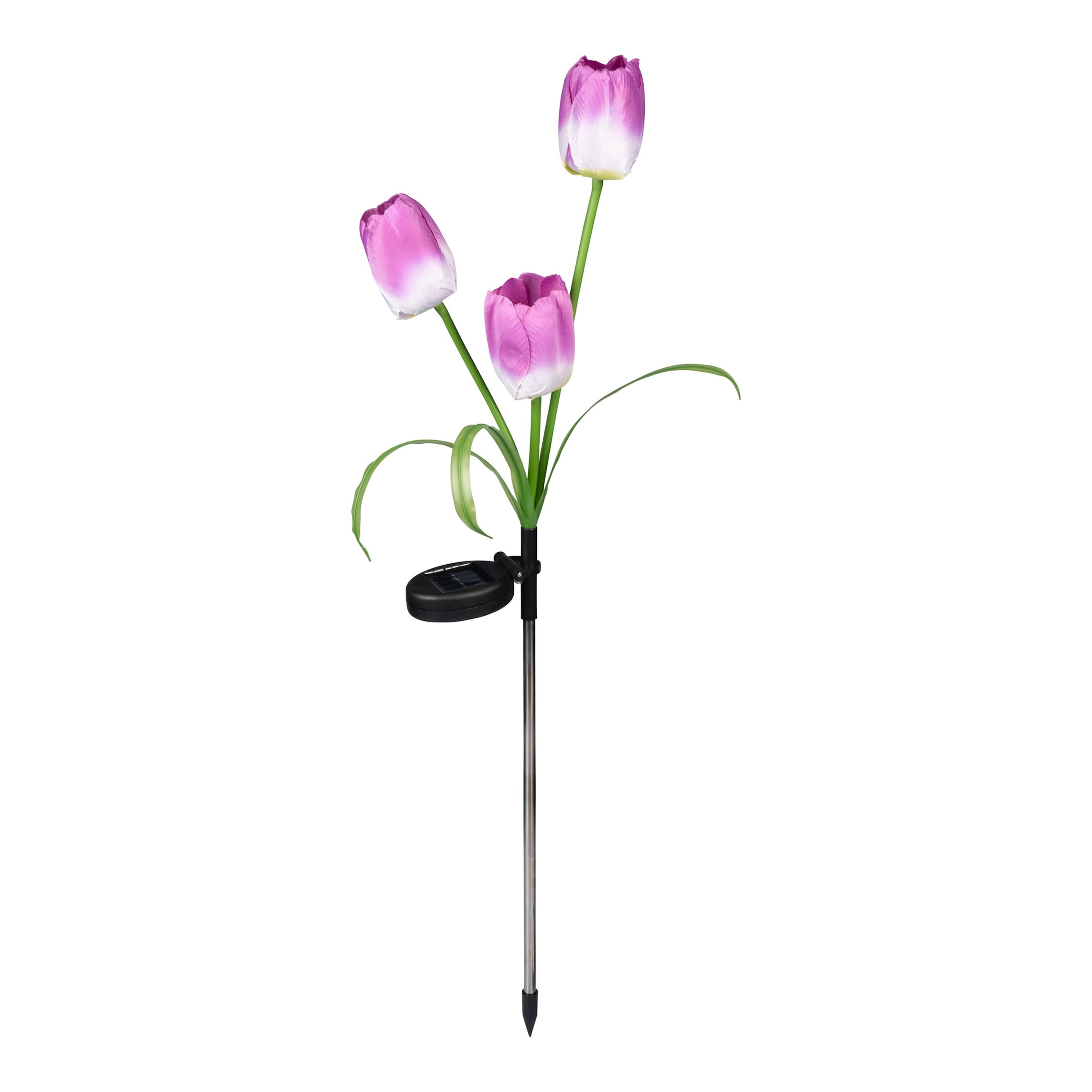 Solar-LED-Gartenstecker „Tulpe“