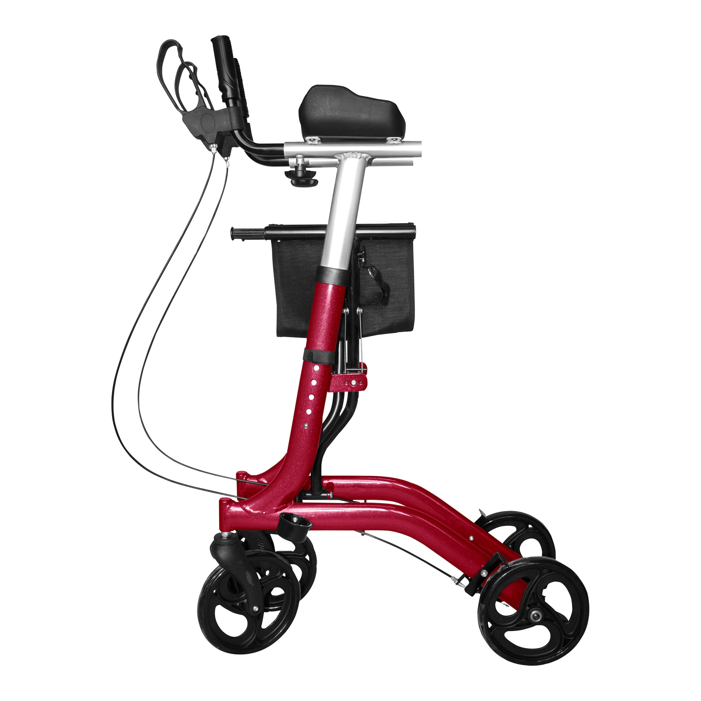 Arthritis Rollator mit Arthritisauflage, Aluminium, faltbar - AT51113