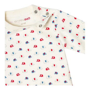 Strampler-Set 2-tlg. mit Shirt Elefant Ringel