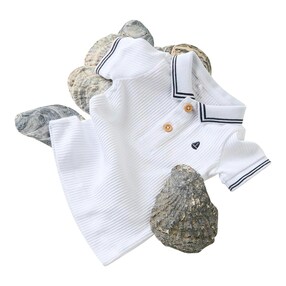 Polo-T-Shirt Maritim Rippqualität