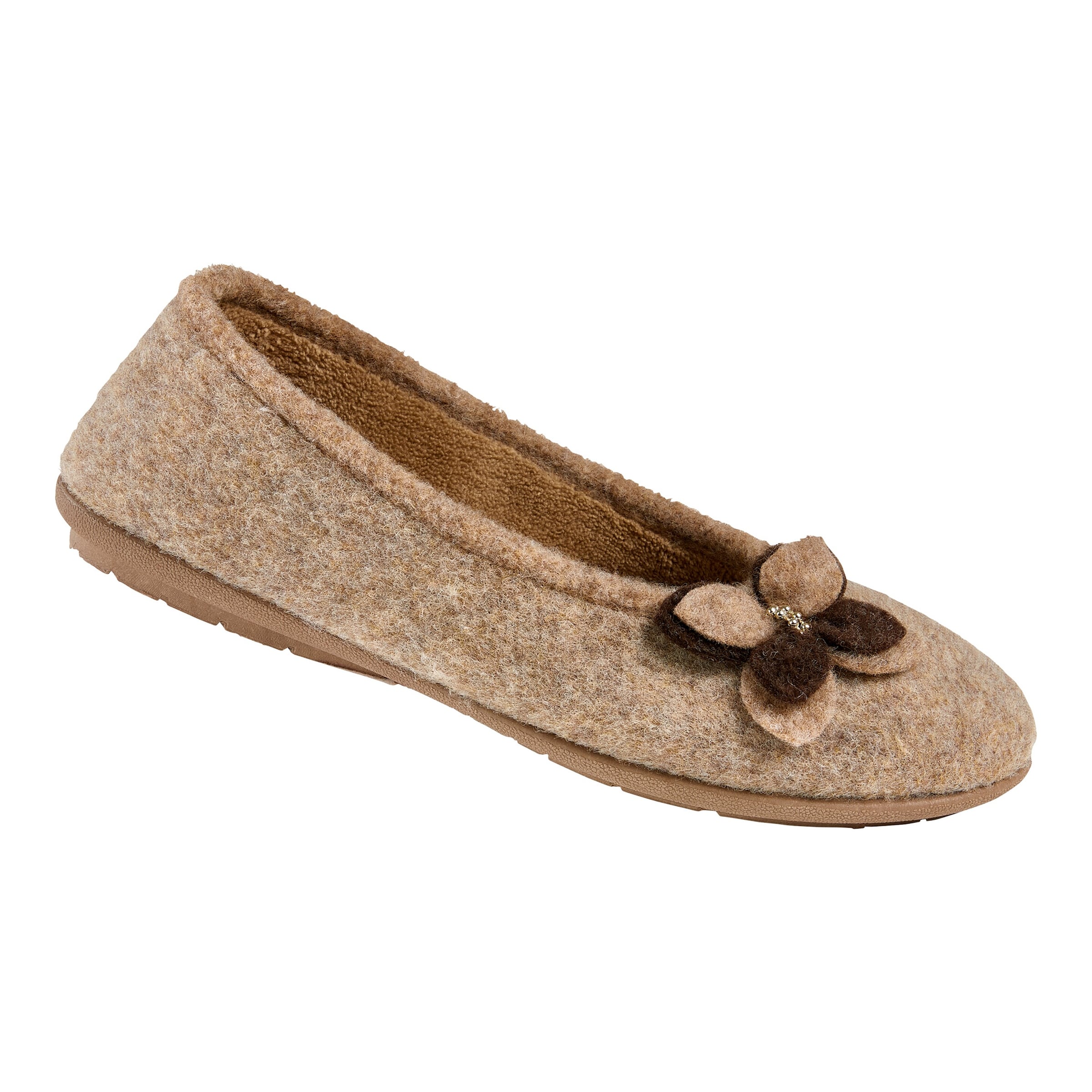 Hausschuh-Ballerina „Bärbel“