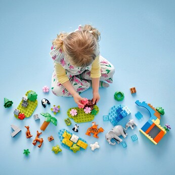 10446 Wildtier-Familien 3-in-1-Set