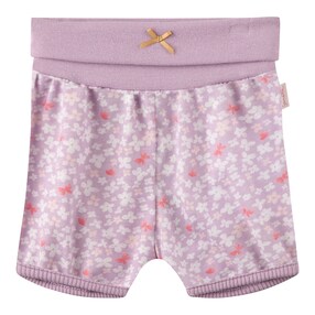 Short en molleton fleurs