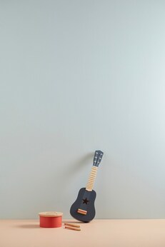 Gitarre dunkelgrau