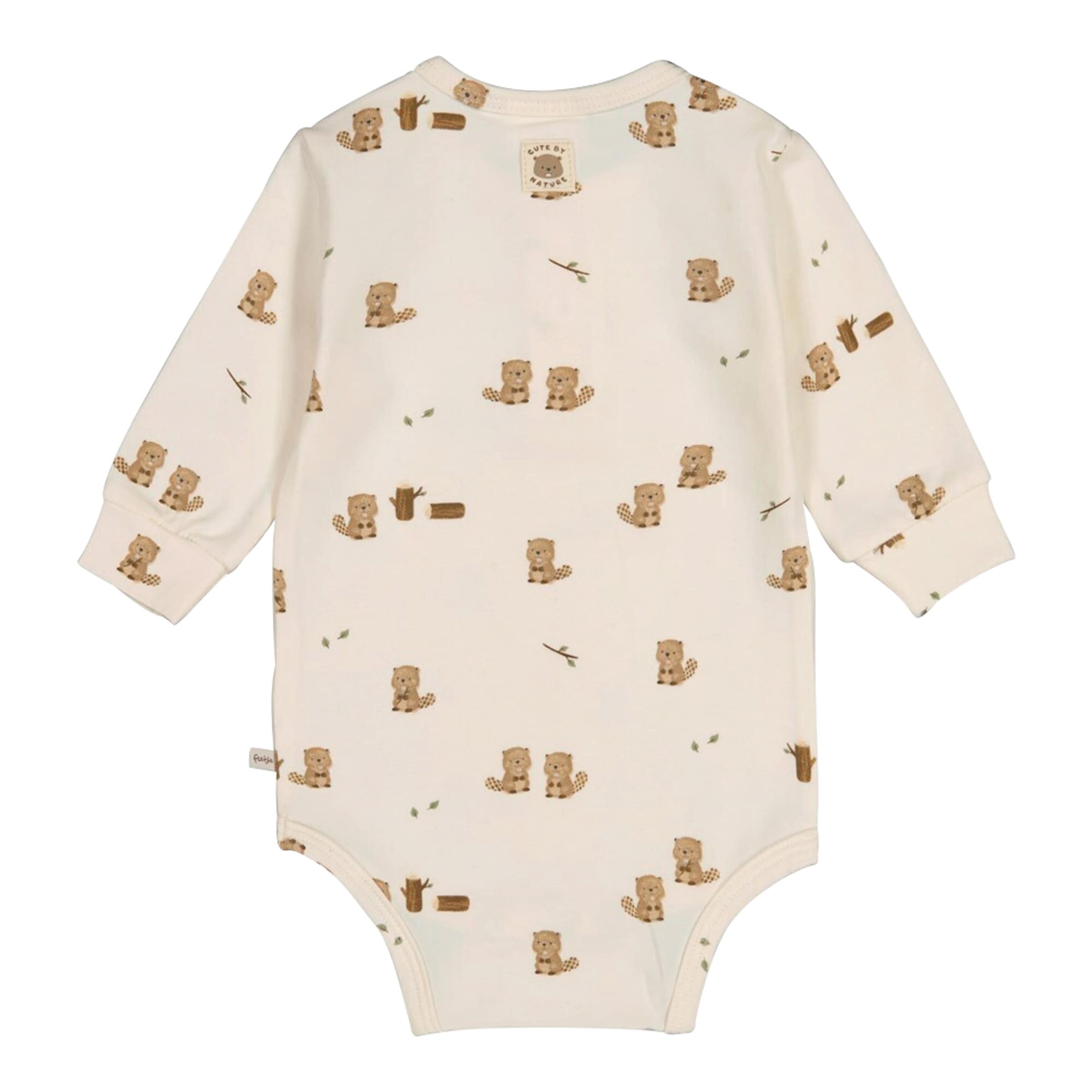 Feetje Henley-Body langarm Biber
