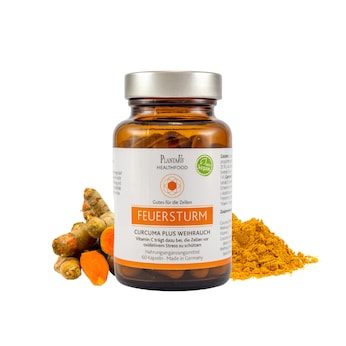 FeuerSturm - Curcuma plus Weihrauch, 60 Kapseln, 34,1 g