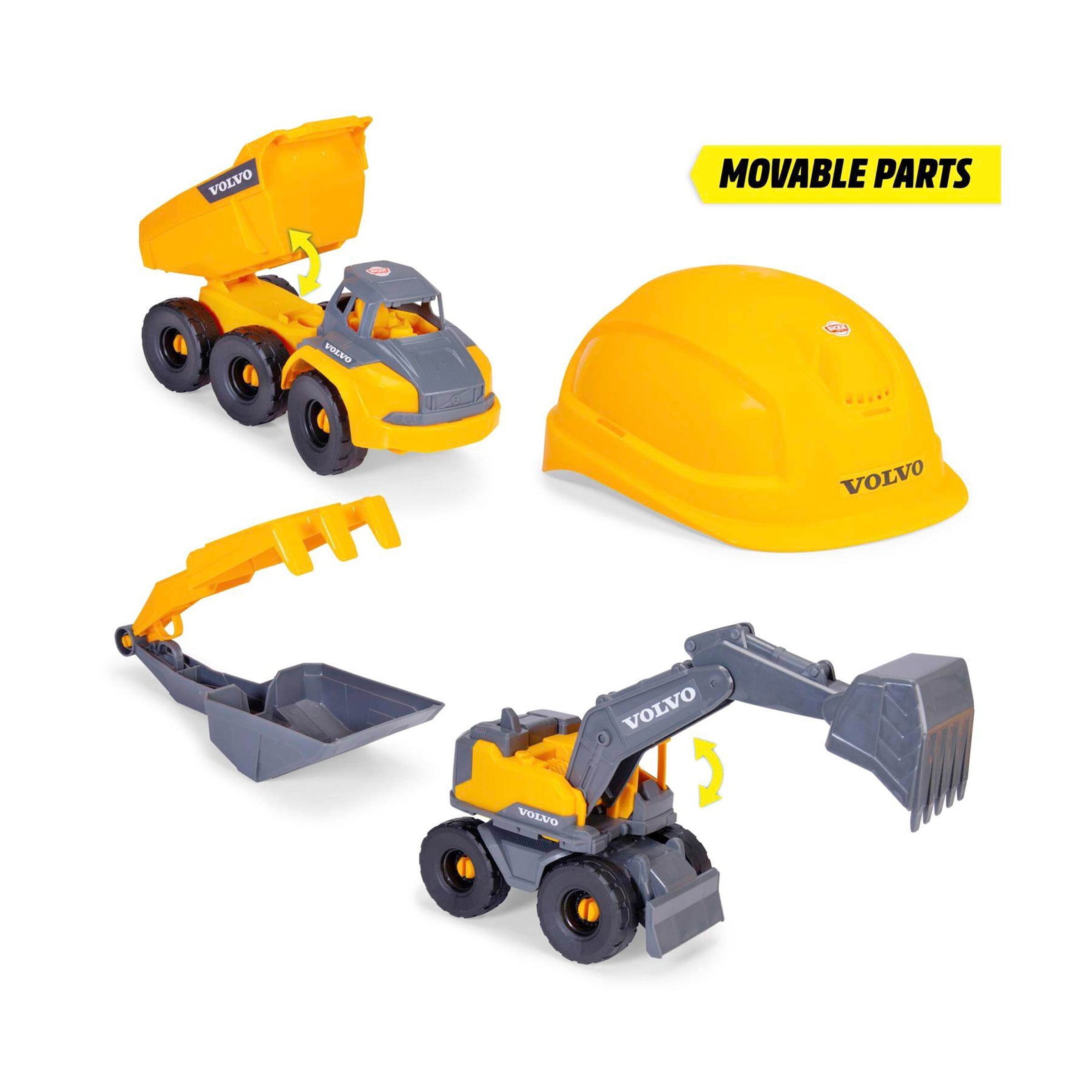Dickie Toys Baustellen-Set Volvo Construction Playset