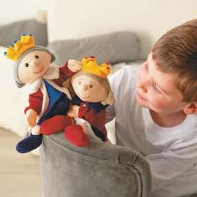Handpuppe König