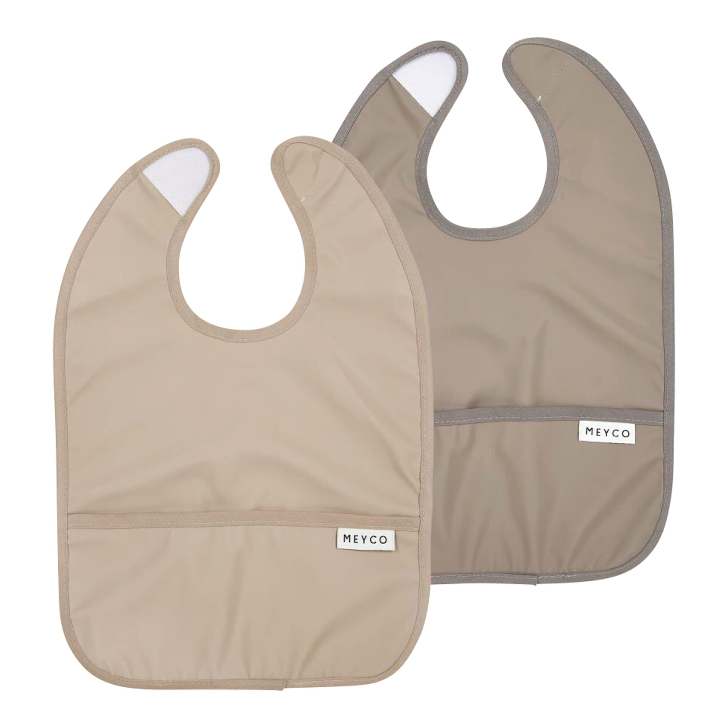Meyco Baby 2er Pack Lätzchen mit Auffangschale