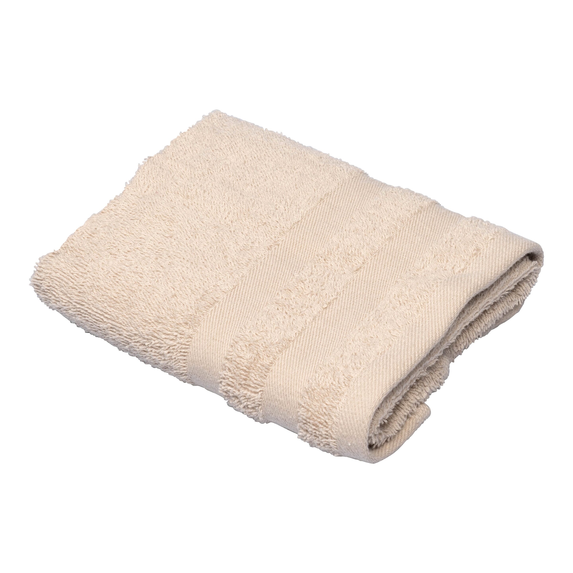 Gästehandtuch, 50x30 cm, 100 % Baumwolle, beige