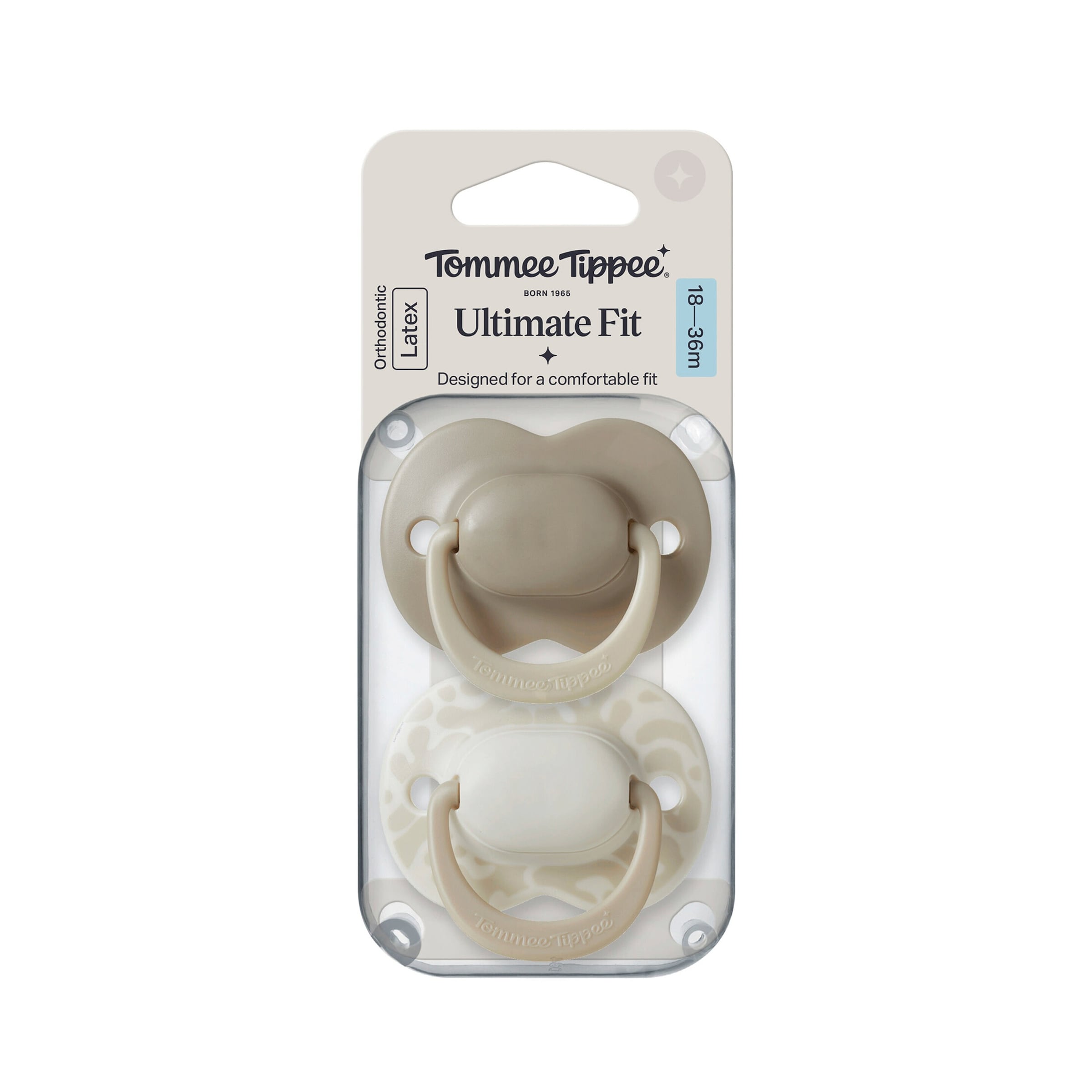 Tommee Tippee 2er-Pack Schnuller Latex 18-36M