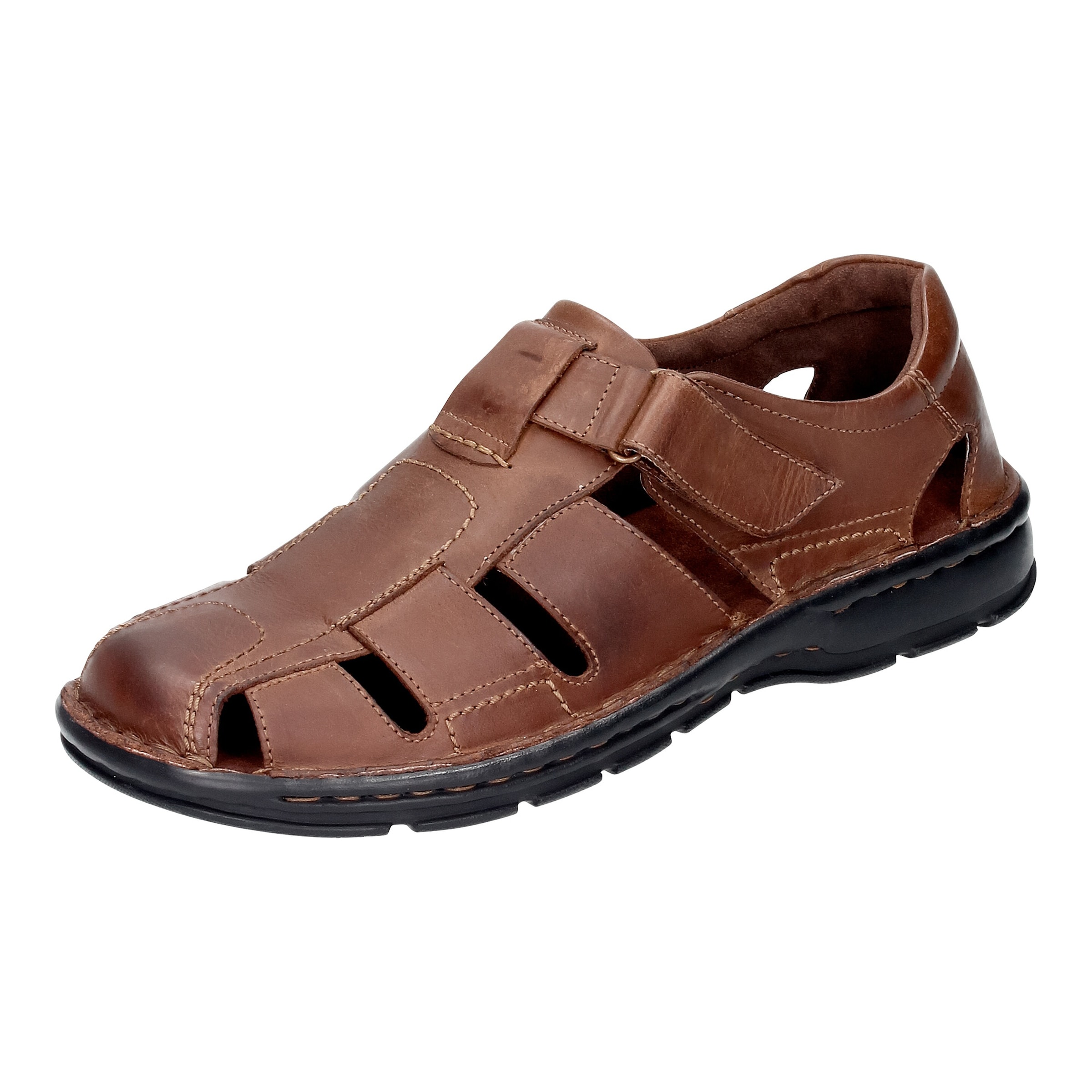 Herren-Sandale "Amrum" braun 42 Herren