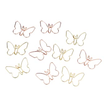 Büroklammern „Schmetterling", 10 Stück